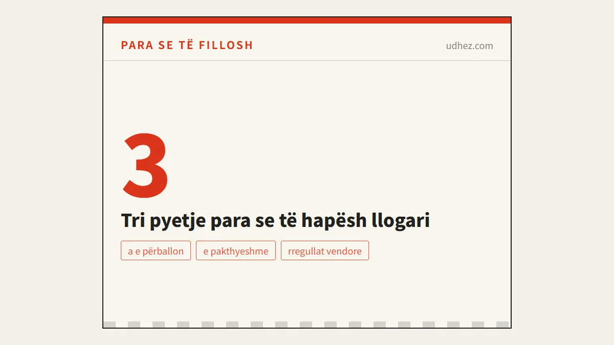Tri pyetje para se të hapësh llogari: a duhet të fillosh fare