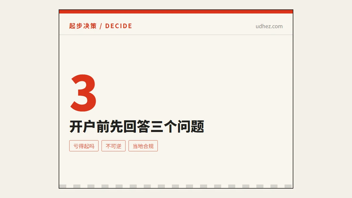 开户之前先回答三个问题：你到底该不该开始